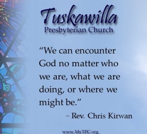 We can encounter Go no matter who we are, what we are doing, or where we might be - Rev. Chris Kirwan
