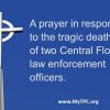 A prayer for Central Florida law enforcement